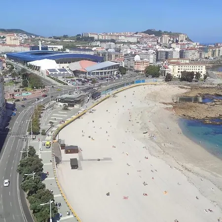 Piso 2 En Primera Linea De La Playa De Riazor
