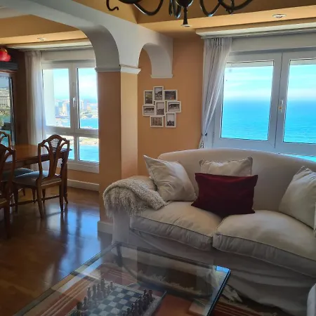 아파트 Piso 2 En Primera Linea De La Playa De Riazor 아 코루냐